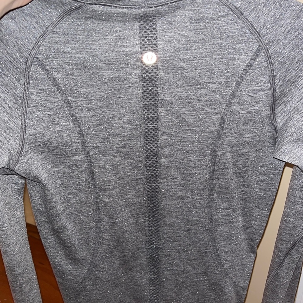 long sleeve swiftly tech sparkle top